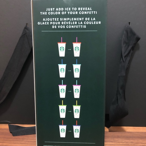 Starbucks reusable cold cups-Color change confetti - Picture 2 of 4